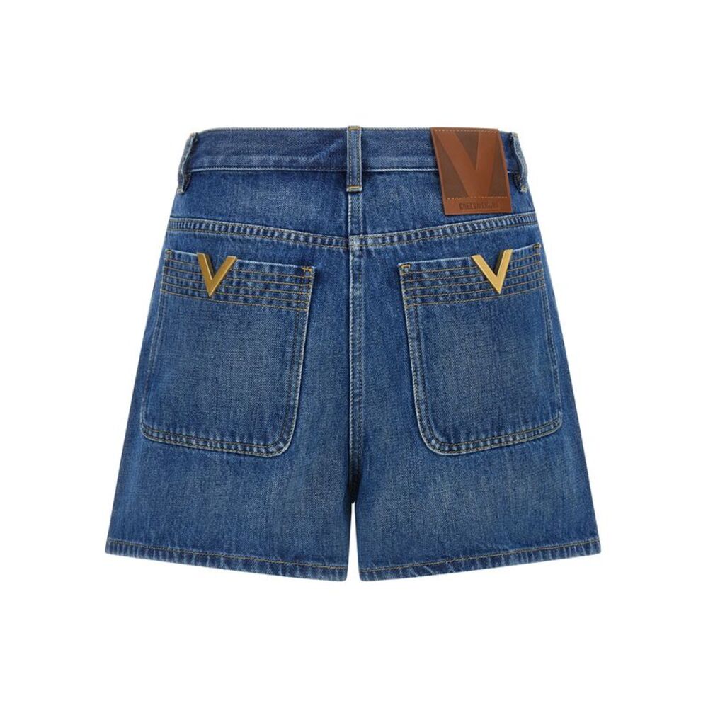 Valentino Garavani Women Valentino Garavani Vgold Shorts - Picture 2 of 4